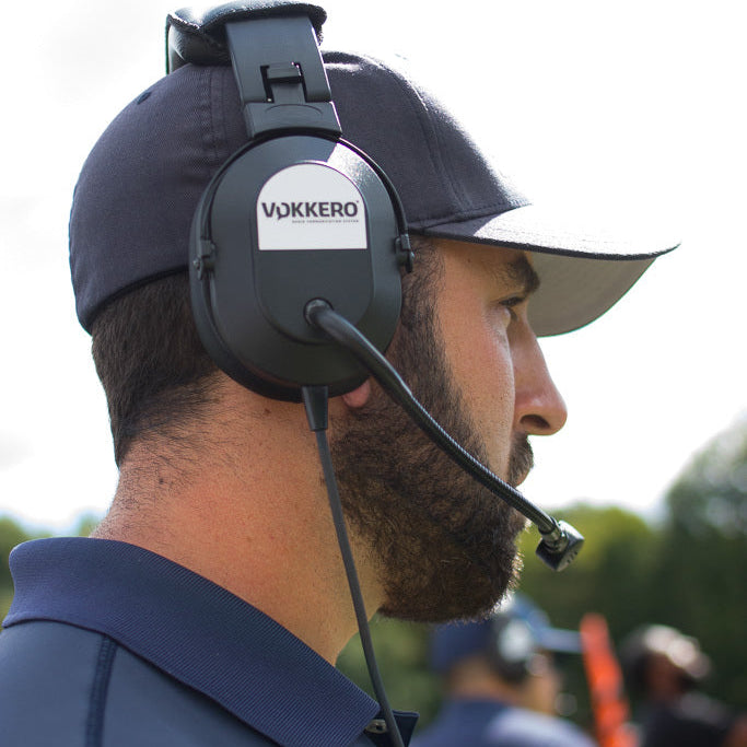 VOKKERO Coaching Single Muff Headset
